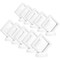 Coin Display Stand - Set of 10 3D Floating Frame Suspension Holder for AA Medallions, Challenge Coins, Chip, Jewelry 2.75 x 2.75 x 0.75 inches (White)